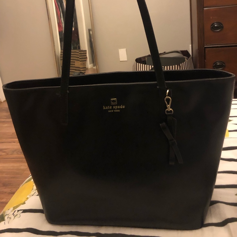 Black Kate Spade Tote Bag